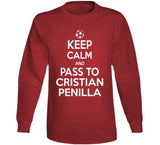 Cristian Penilla Keep Calm Pass To New England Soccer T Shirt