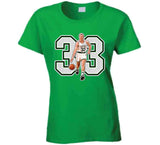 Larry Bird 33 The Goat Boston Basketball Fan T Shirt