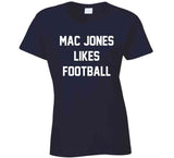 Mac Jones Likes Football New England Football Fan V2 T Shirt