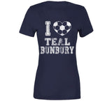 Teal Bunbury I Heart New England Soccer T Shirt