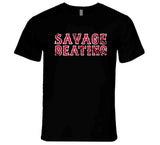Savage Beating New York Boston Rivalry Baseball Fan T Shirt