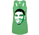 Jayson Tatum Big Head Silhouette Boston Basketball Fan T Shirt