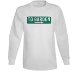 TD Garden Sign Fan Boston Basketball Sports Fan T Shirt