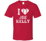 Joe Kelly I Heart Boston Baseball Fan T Shirt