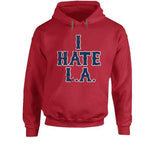 I Hate LA Boston Baseball Fan T Shirt