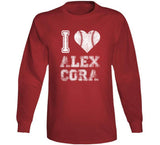 Alex Cora I Heart Boston Baseball Fan T Shirt