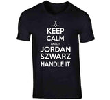 Jordan Szwarz Keep Calm Boston Hockey Fan T Shirt