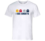 I See Ghosts Defense New England Football Fan V2 T Shirt