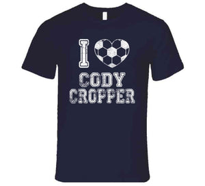 Cody Cropper I Heart New England Soccer T Shirt