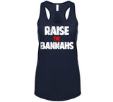 Raise The Bannahs Distressed New England Football Fan T Shirt