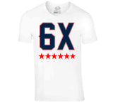 6 Time World Champs New England Football Fan T Shirt