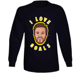 David Pastrnak I Love Goals Boston Hockey Fan v2 T Shirt