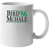 Boston 86 Champions Bird Mchale 86 Boston Basketball Fan T Shirt
