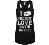 David Krejci I Love Boston Hockey Fan T Shirt