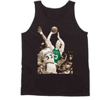 Larry Bird Jump Shot Boston Basketball Fan T Shirt