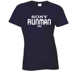 Sony Michel Sony Runman 26 Walkman Parody Football Fan T Shirt