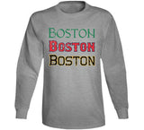 Boston Home Team Distressed Sports T Shirt