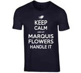 Marquis Flowers Keep Calm New England Football Fan T Shirt