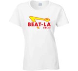 Funny Beat LA in out Parody New England Football Fan T Shirt