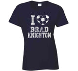 Brad Knighton I Heart New England Soccer T Shirt