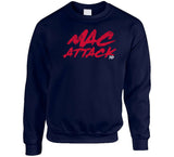 Mac Jones Mac Attack New England Football Distressed  T Shirt