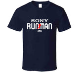 Sony Michel Sony Runman 26 Walkman New England Football Fan T Shirt