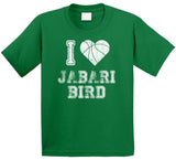 Jabari Bird I Heart Boston Basketball Fan T Shirt