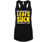 Leafs Suck Boston Playoff Hockey Fan T Shirt