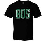 Boston Vintage BOS Boston Basketball Fan T Shirt