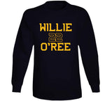 Willie O'ree 22 Pioneer Boston Hockey Fan T Shirt
