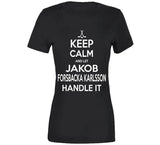 Jakob Forsbacka Karlsson Keep Calm Boston Hockey Fan T Shirt