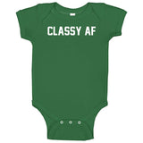 Classy AF Boston Basketball Fan  T Shirt
