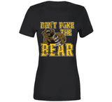 Dont Poke The Bear Boston Hockey Fan Distressed T Shirt