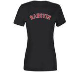 Bahstin Boston Baseball Fan Distressed T Shirt