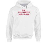 The Red Sleeves Are Coming New England Defense Football Fan v4 T Shirt