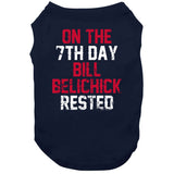 Bill Belichick 7th Day Rest New England Football Fan Distressed T Shirt