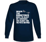 Boogeyman Goes To Sleep Defense New England Football Fan T Shirt