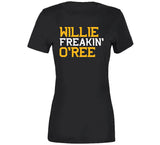 Willie O'ree Freakin Pioneer Boston Hockey Fan T Shirt