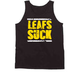 Leafs Suck Boston Playoff Hockey Fan T Shirt