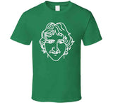 Larry Bird Legend Sketch Boston Basketball Fan T Shirt