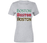 Boston Home Team Distressed Sports T Shirt
