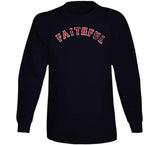 Boston Faithful Baseball Fan Distressed V2 T Shirt