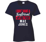Mac Jones Boyfriend New England Football Fan T Shirt