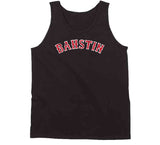 Bahstin Boston Baseball Fan Distressed T Shirt