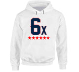 6 Time World Champs New England Football T Shirt