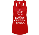 Cristian Penilla Keep Calm Pass To New England Soccer T Shirt