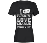 Charlie McAvoy I Love Boston Hockey Fan T Shirt