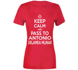 Antonio Delamea Mlinar Keep Calm Pass To New England Soccer T Shirt