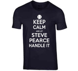 Steve Pearce Keep Calm Boston Baseball Fan T Shirt