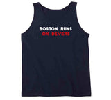 Boston Runs On Devers Boston Baseball Fan T Shirt